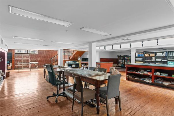 Dining room, Interior, Kitchen, Stone Walls, Wood Texture Flooring
