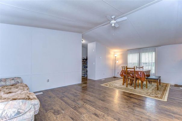 Dining room, Interior, Wood Texture Flooring