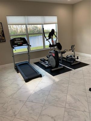 Fitness Equipment, Interior, Marble, Water