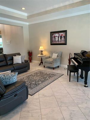 Interior, Living room, Marble, Piano, Recessed Lighting