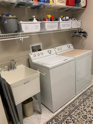 Interior, Marble, Utility Closets, Washer