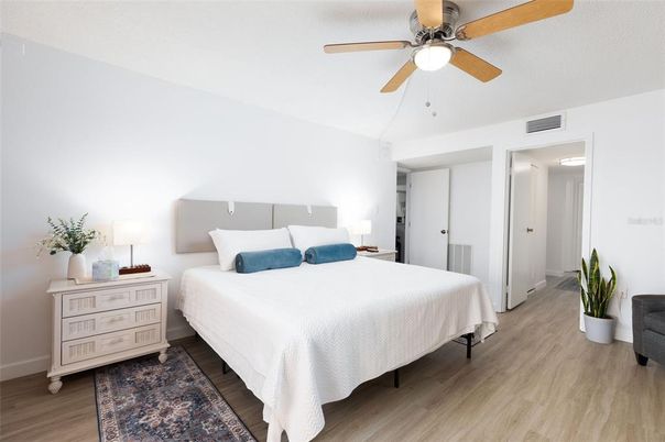 Bedroom, Interior, Wood Texture Flooring