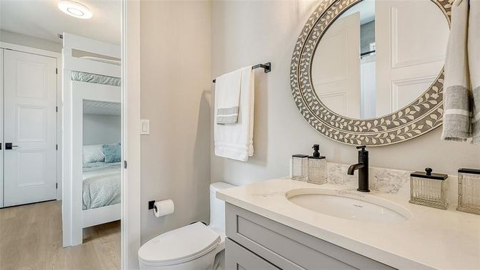 Bathroom, Bedroom, Interior, Wood Texture Flooring