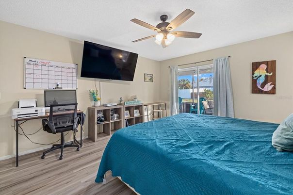 Bedroom, Home Office, Interior, Wood Texture Flooring