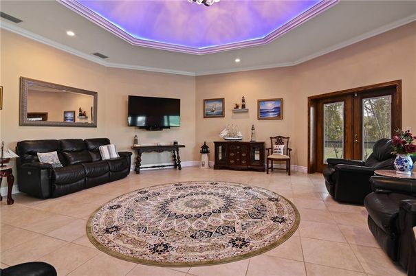 Interior, Living room, Recessed Lighting