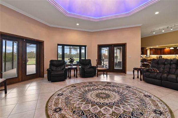 Interior, Kitchen, Living room, Recessed Lighting