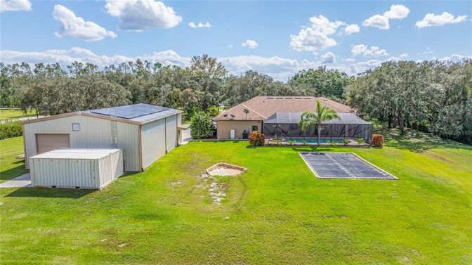 Backyard, Exterior, Solar Panels