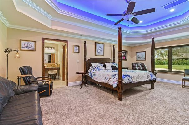 Bedroom, Interior, Recessed Lighting