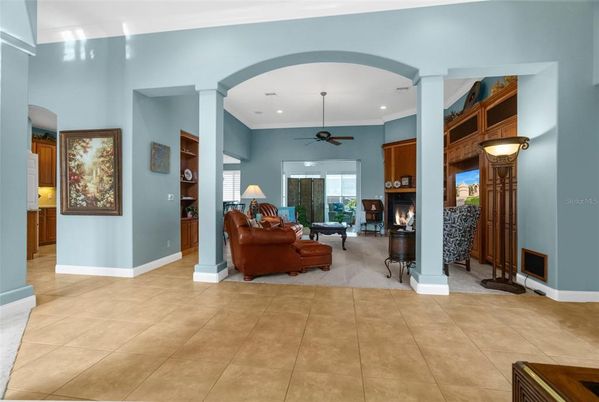 Fireplace, Interior, Living room, Recessed Lighting