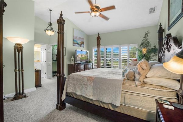 Bedroom, Interior, Pendant Lights