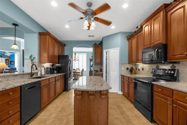 Interior, Kitchen, Pendant Lights, Recessed Lighting
