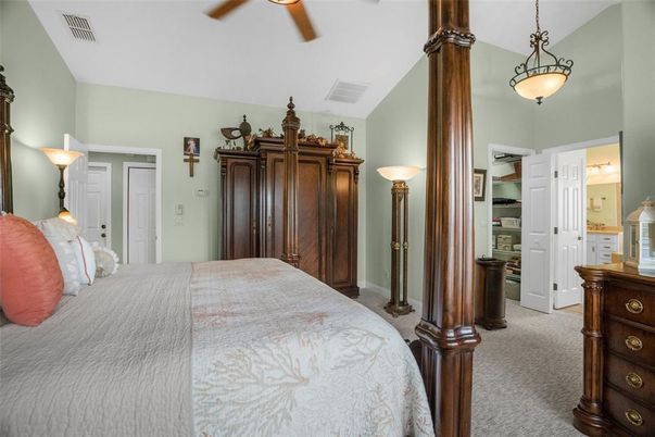 Bedroom, Interior, Pendant Lights