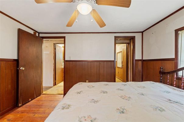 Bedroom, Interior, Wood Texture Flooring