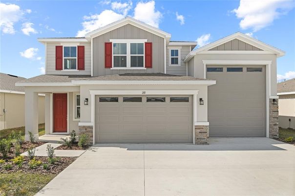 Attached, Exterior, Facade, American Craftsman