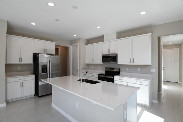 Interior, Kitchen, Recessed Lighting, Stainless Steel Appliances
