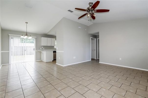 Chandelier, Empty room, Interior, Kitchen