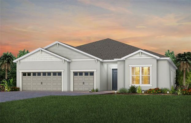 Attached, Exterior, Facade, Ranch