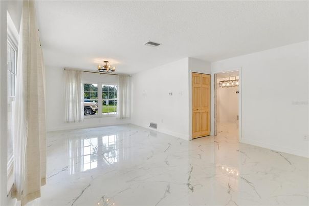 Chandelier, Empty room, Interior, Marble