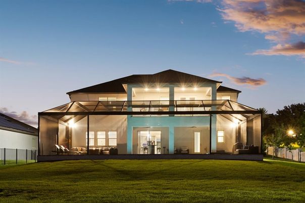 Backyard, Exterior, Facade, Modern
