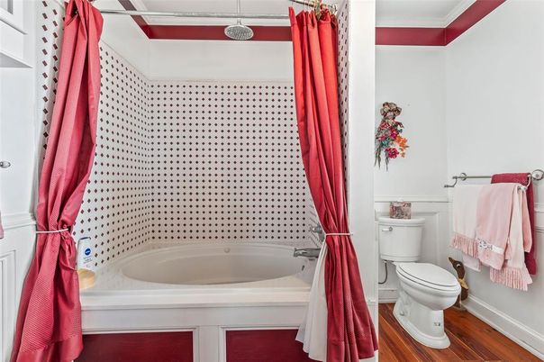 Bathroom, Interior, Wood Texture Flooring