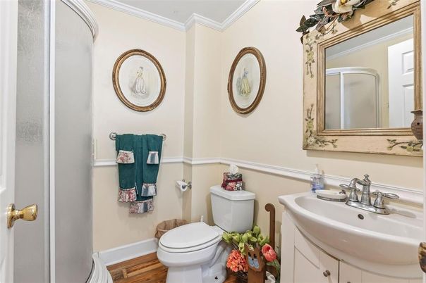 Bathroom, Interior, Wood Texture Flooring