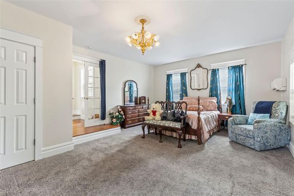 Bedroom, Chandelier, Interior