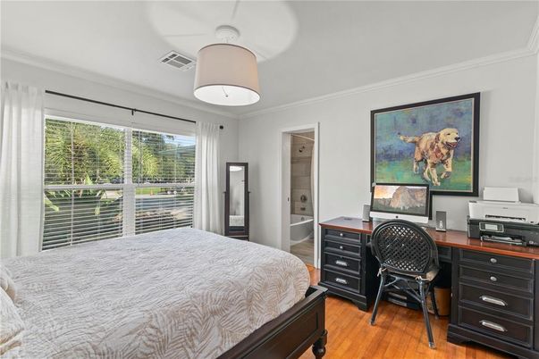 Bedroom, Home Office, Interior, Wood Texture Flooring