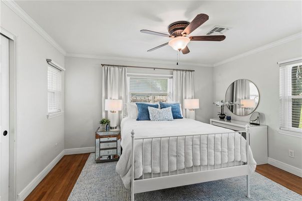 Bedroom, Interior, Wood Texture Flooring