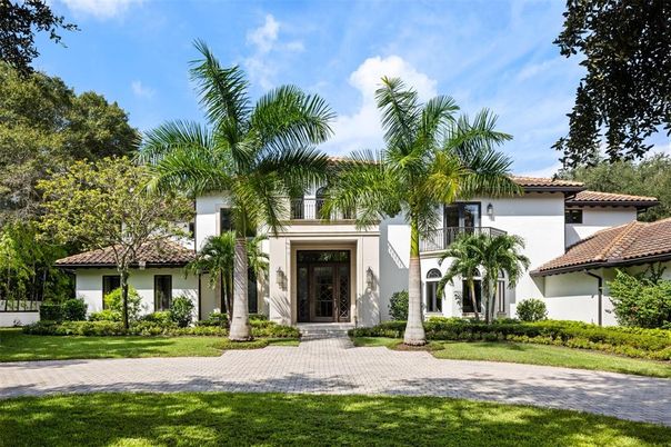 Backyard, Exterior, Facade, Mediterranean