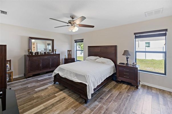 Bedroom, Interior, Wood Texture Flooring