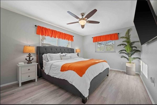 Bedroom, Interior, Wood Texture Flooring