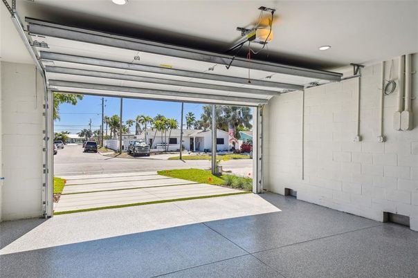 Garage, Interior, Recessed Lighting