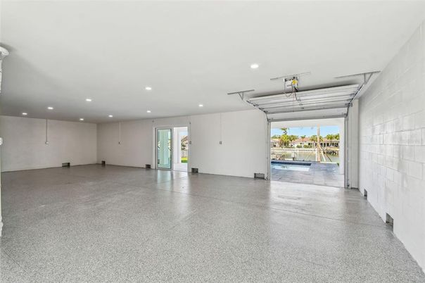 Garage, Interior, Recessed Lighting