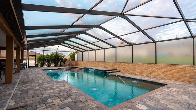 Glass Ceilings, Interior, Pool, Sun Room