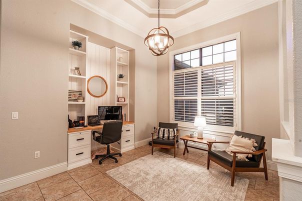 Home Office, Interior, Pendant Lights