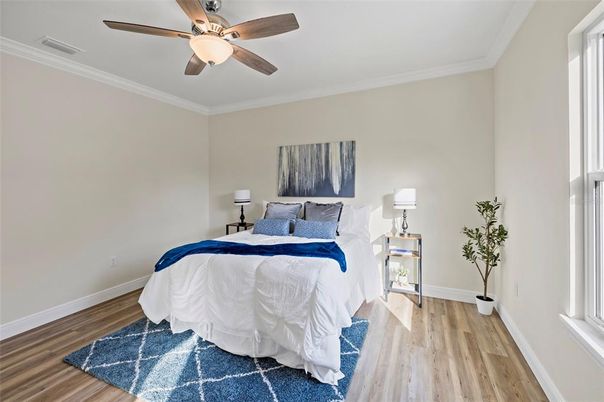 Bedroom, Interior, Wood Texture Flooring