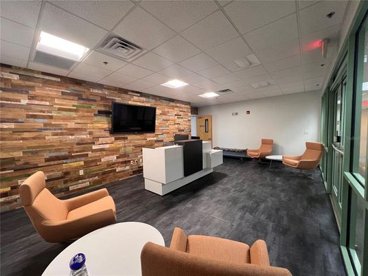 Interior, Living room, Recessed Lighting, Stone Walls, Wooden Walls