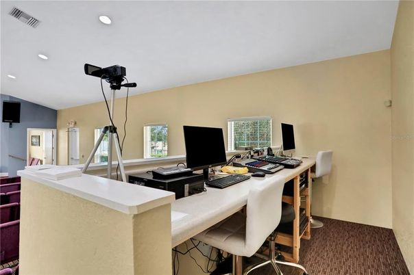 Fitness Equipment, Home Office, Interior, Recessed Lighting