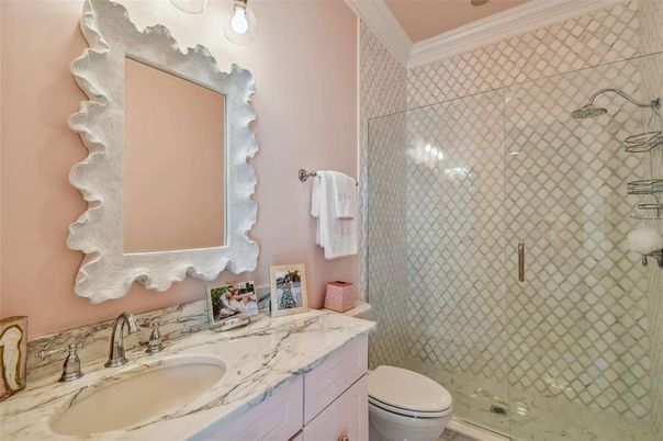 Bathroom, Glass Shower, Interior