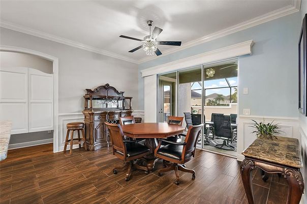 Home Office, Interior, Wood Texture Flooring