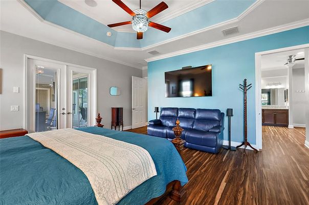 Bedroom, Interior, Wood Texture Flooring