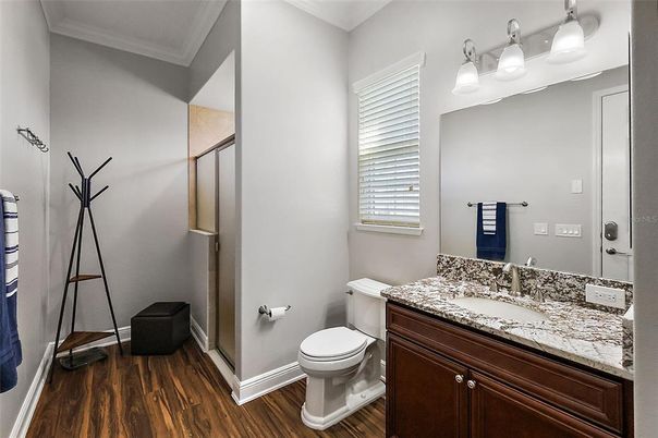 Bathroom, Interior, Wood Texture Flooring