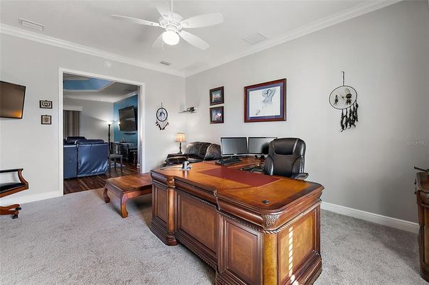 Home Office, Interior, Wood Texture Flooring