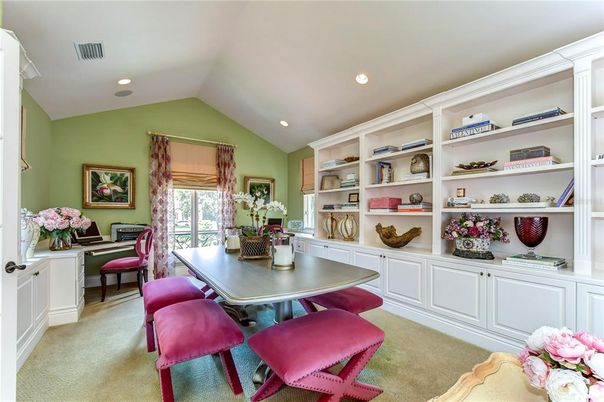 Home Office, Interior, Recessed Lighting