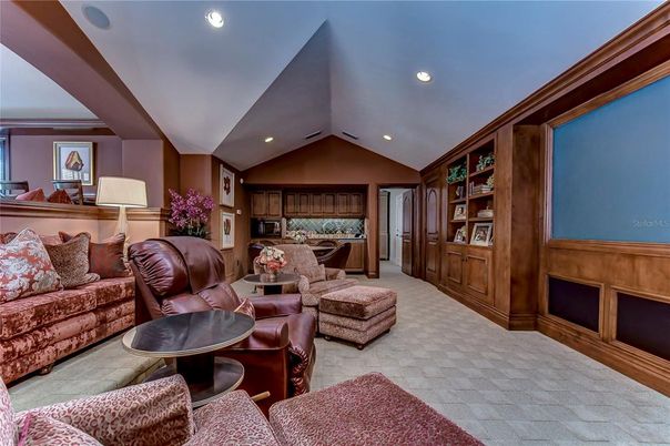 Interior, Living room, Recessed Lighting