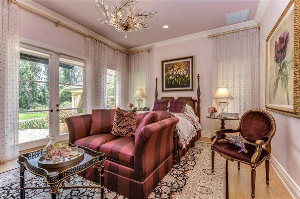 Bedroom, Interior, Living room, Recessed Lighting, Wood Texture Flooring