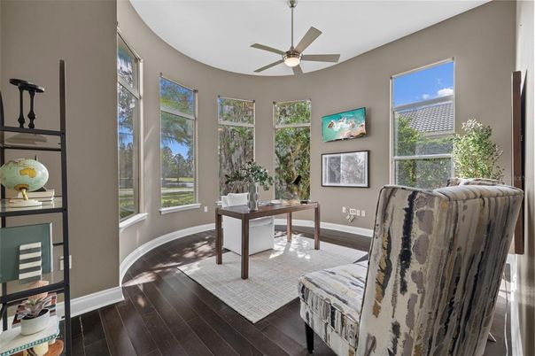 Home Office, Interior, Wood Texture Flooring