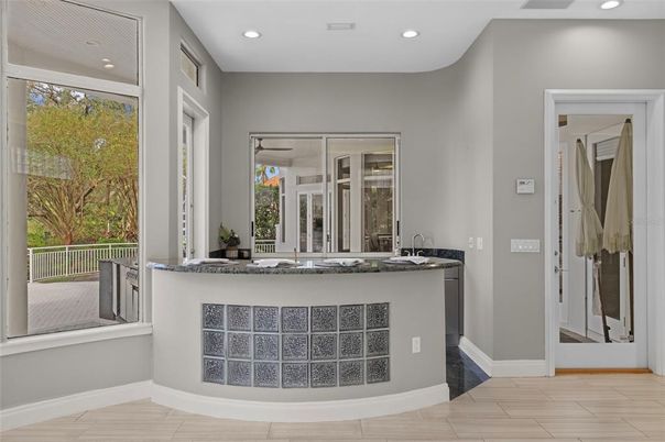 Interior, Recessed Lighting, Wood Texture Flooring
