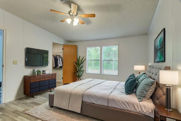 Bedroom, Interior, Wood Texture Flooring