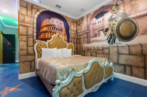 Bedroom, Interior, Recessed Lighting